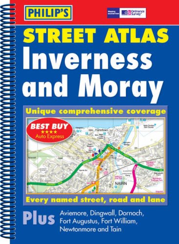 9780540086511: Philip's Street Atlas Inverness and Moray