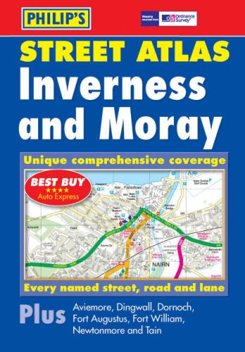 9780540086528: Philip's Street Atlas Inverness and Moray: Pocket