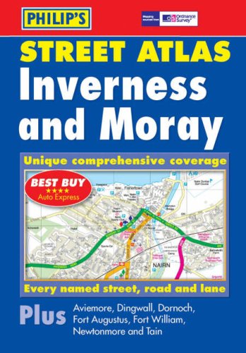 9780540086528: Philip's Street Atlas Inverness and Moray