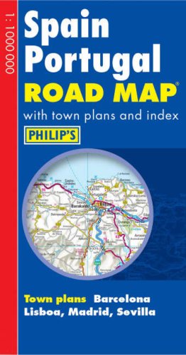 Stock image for Spain Portugal Road Map (Philip's Road Atlases & Maps) for sale by MusicMagpie