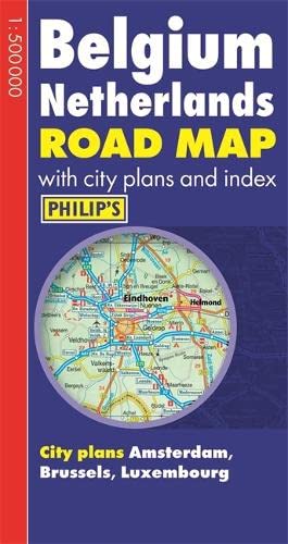 9780540087402: Philip's Road Map Europe Belgium/Netherlands
