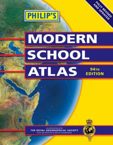 Stock image for Philip's Modern School Atlas (Philip's School Atlases) for sale by WorldofBooks