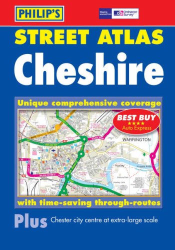 Stock image for Philip's Street Atlas Cheshire: Pocket for sale by AwesomeBooks