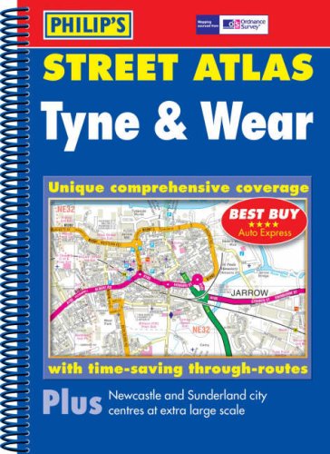 Stock image for Philip's Street Atlas Tyne and Wear for sale by Monster Bookshop
