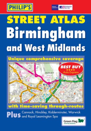 9780540088379: Philip's Street Atlas Birmingham and West Midlands: Pocket
