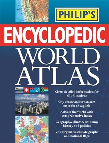 Beispielbild fr Philip's Encyclopedic World Atlas: A-Z country by country zum Verkauf von WorldofBooks