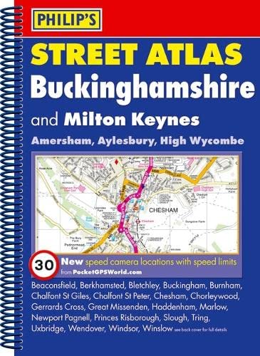 Stock image for Philip's Street Atlas Buckinghamshire: Spiral Edition for sale by WorldofBooks