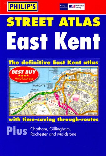 Beispielbild fr Philip's Street Atlas East Kent (Philip's Street Atlases) zum Verkauf von AwesomeBooks