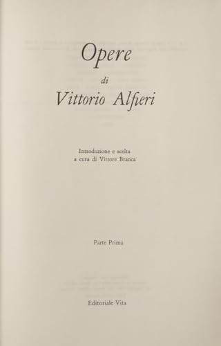 9780543793188: Le opere di Vittorio Alfieri: Volume 8. Tragedie di Vittorio Alfieri (volume di scarto). Filippo; Polinice; Antigone; Parere dell'autore sull'arte Comica in Italia