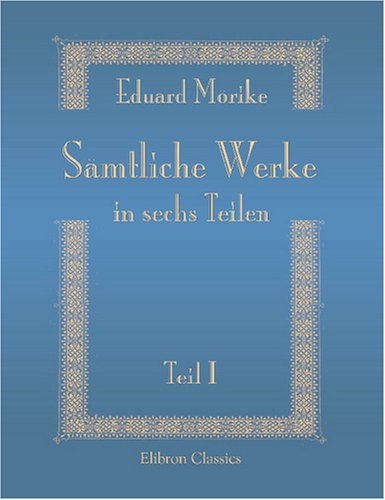 Stock image for Sliche Werke in sechs Teilen: Erster Teil for sale by Revaluation Books