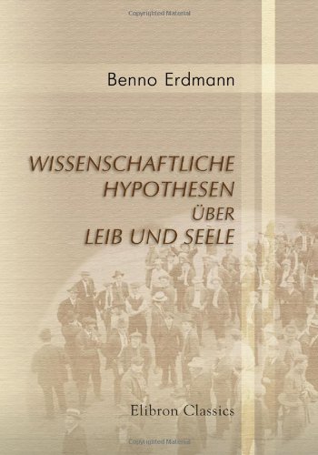 Imagen de archivo de Wissenschaftliche Hypothesen ber Leib und Seele a la venta por Revaluation Books