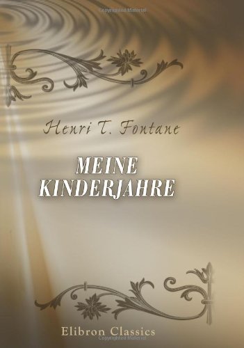 Stock image for Meine Kinderjahre for sale by Revaluation Books