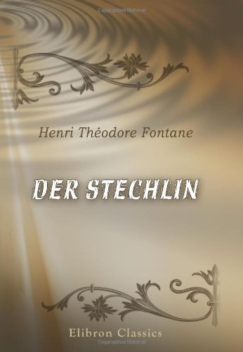 Imagen de archivo de Der Stechlin a la venta por Revaluation Books
