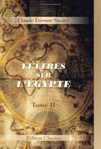 Stock image for Lettres sur l'gypte: Tome 2 (French Edition) for sale by GF Books, Inc.