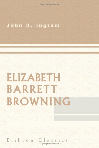 Stock image for Elizabeth Barrett Browning for sale by Revaluation Books