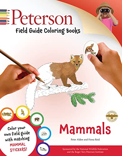 9780544032545: Peterson Field Guide Coloring Books: Mammals (Peterson Field Guide Color-In Books)