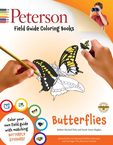 Stock image for Peterson Field Guide Coloring Books: Butterflies: A Coloring Book (Peterson Field Guide Color-In Books) for sale by BooksRun