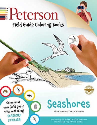 9780544033993: Peterson Field Guide Coloring Books: Seashores (Peterson Field Guide Color-In Books)