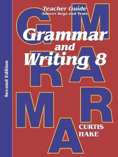 Beispielbild fr Grammar & Writing Grade 8 (Stephen Hake Grammar) zum Verkauf von BooksRun