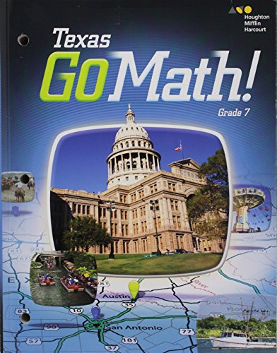 Stock image for Holt Mcdougal Go Math! Texas : Student Interactive Worktext Grade 7 2015 for sale by Better World Books