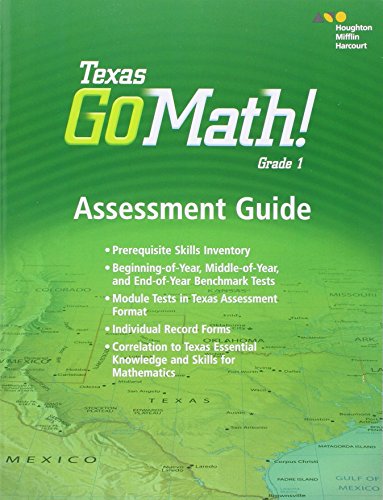 Stock image for Assessment Guide Grade 1 (Houghton Mifflin Harcourt Go Math!) for sale by Hawking Books