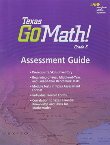 Stock image for Houghton Mifflin Harcourt Go Math!: Assessment Guide Grade 3 for sale by Gulf Coast Books