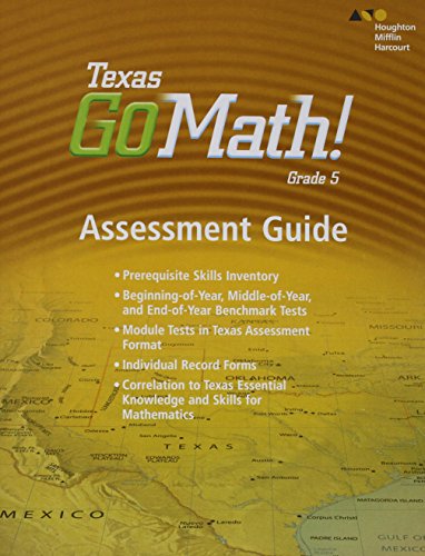 Stock image for Assessment Guide Grade 5 (Houghton Mifflin Harcourt Go Math!) for sale by Half Price Books Inc.