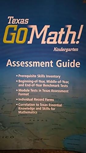 Beispielbild fr Houghton Mifflin Harcourt Go Math! Spanish Texas : Assessment Guide Grade K zum Verkauf von Better World Books