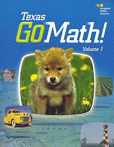Beispielbild fr Houghton Mifflin Harcourt Go Math! Texas: Student Edition, Volume 1 Grade K 2015 zum Verkauf von Your Online Bookstore