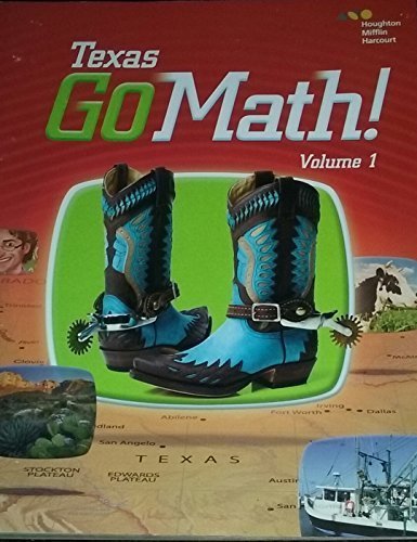 Stock image for Houghton Mifflin Harcourt Go Math! Spanish Texas: Student Edition, Volume 1 Grade 1 2015 for sale by Orion Tech