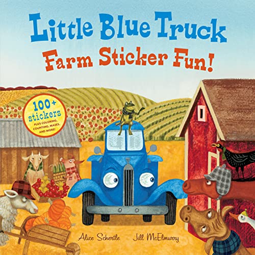 Beispielbild fr Little Blue Truck Farm Sticker Fun! zum Verkauf von Wonder Book