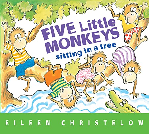 Beispielbild fr Five Little Monkeys Sitting in a Tree (A Five Little Monkeys Story) zum Verkauf von Wonder Book