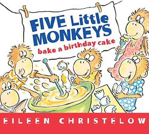 9780544084599: Five Little Monkeys Bake a Birthday Cake