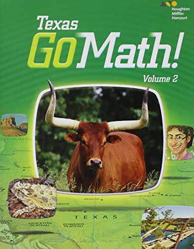 Beispielbild fr Houghton Mifflin Harcourt Go Math! Texas: Student Edition, Volume 2 Grade 1 2015 zum Verkauf von Gulf Coast Books