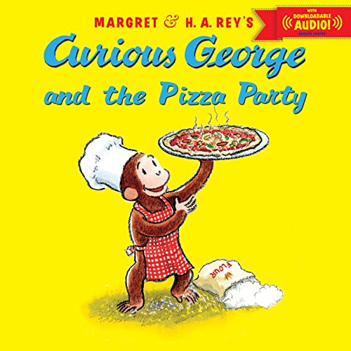 9780544109889: Curious George and the Pizza Party With Downloadable Audio