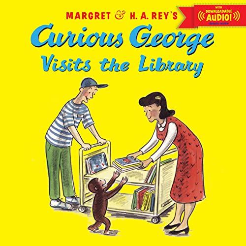 9780544114500: Curious George Visits the Library with downloadable audio