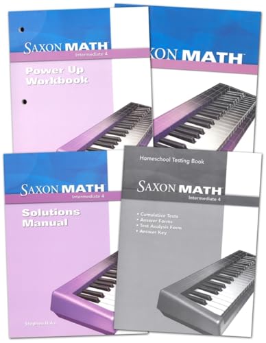 9780544130029: Saxon Homeschool Intermediate 4: Homeschool Package