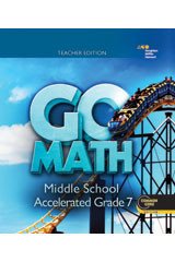 Stock image for HMH Middle School Accelerated Grade 7, Common Core: Teacher's Edition (2014 Copyright) for sale by ~Bookworksonline~