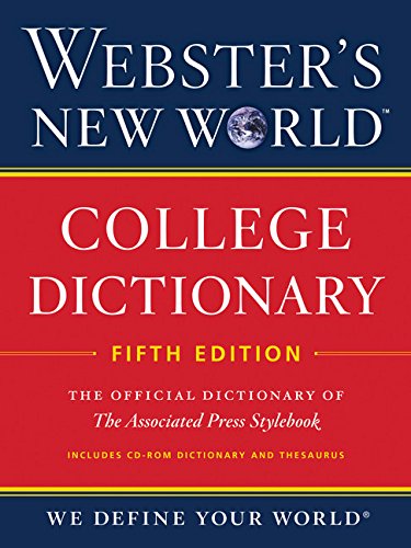 Imagen de archivo de Webster's New World College Dictionary, Fifth Edition (with CD-ROM) a la venta por Reliant Bookstore