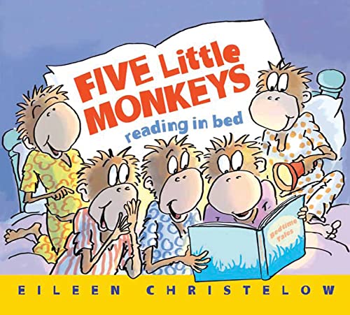 Beispielbild fr Five Little Monkeys Reading in Bed (A Five Little Monkeys Story) zum Verkauf von SecondSale