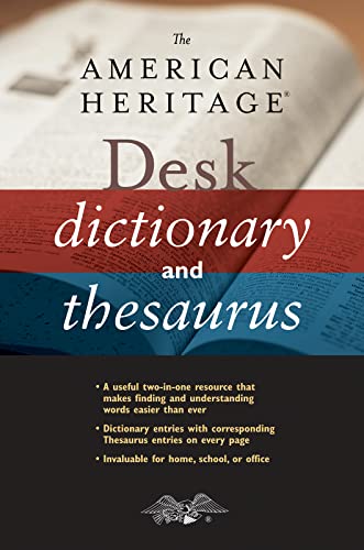 Stock image for The American Heritage Desk Dictionary and Thesaurus for sale by ThriftBooks-Dallas