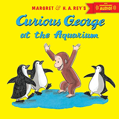 9780544176744: Curious George at the Aquarium with downloadable audio