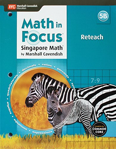 Stock image for Math in Focus: Singapore Math: Reteach Blackline Master B Grade 5 for sale by Hippo Books