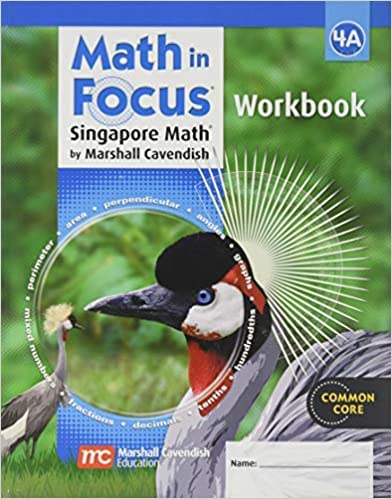 Stock image for Math In Focus, Singapore Math, Grade 4A, Common Core: Consumable Workbook (2015 Copyright) for sale by ~Bookworksonline~