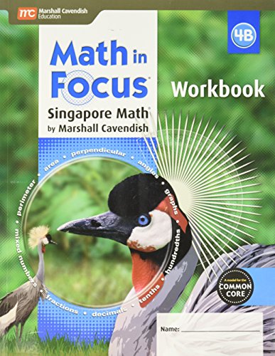 Stock image for Student Workbook, Book B Grade 4 (Math in Focus: Singapore Math) for sale by OwlsBooks