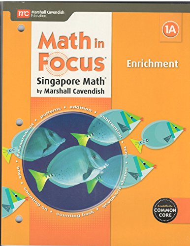 9780544193901: Math in Focus Enrichment Blackline Master a Grade 1