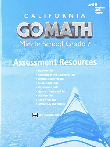 9780544207172 Holt Mcdougal Go Math California Assessment Resource With Answers Grade 7 Abebooks Holt Mcdougal 0544207173