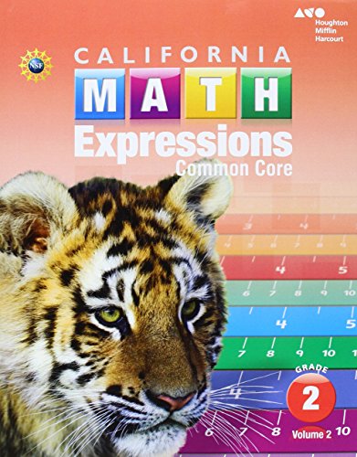 Imagen de archivo de Houghton Mifflin Harcourt Math Expressions California: Student Activity Book (softcover), Volume 2 Grade 2 2015 a la venta por SecondSale