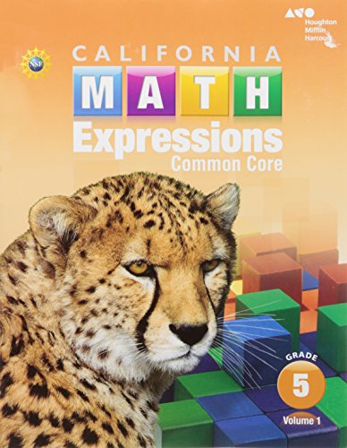 Beispielbild fr Houghton Mifflin Harcourt Math Expressions California: Student Activity Book (softcover), Volume 1 Grade 5 2015 zum Verkauf von SecondSale