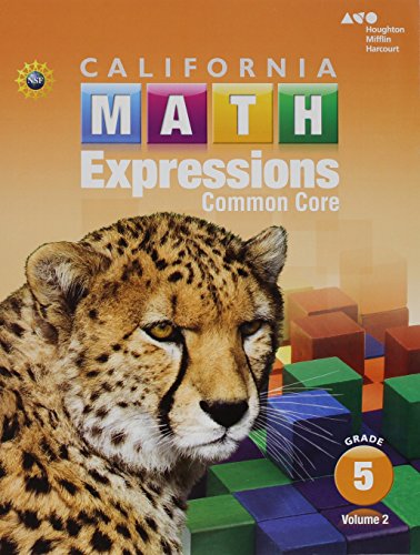 9780544210875: Student Activity Book (softcover), Volume 2 Grade 5 2015 (Houghton Mifflin Harcourt Math Expressions)